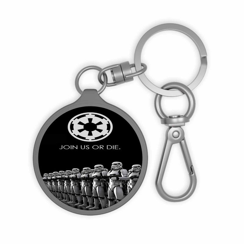 Zavstyle Stormtrooper Join Us Or Die Star Wars Keyring Tag Accessories