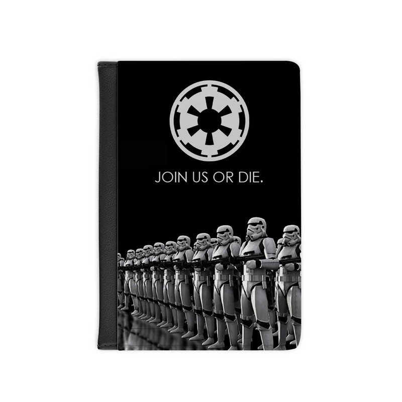 Zavstyle Stormtrooper Join Us Or Die Star Wars Passport Cover