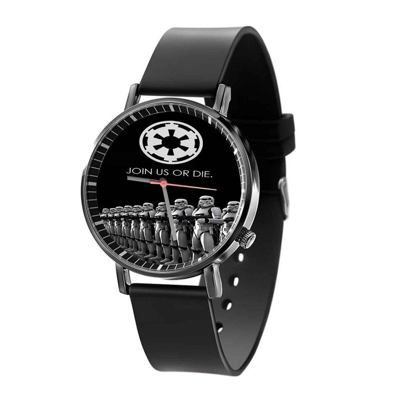 Zavstyle Stormtrooper Join Us Or Die Star Wars Quartz Watch