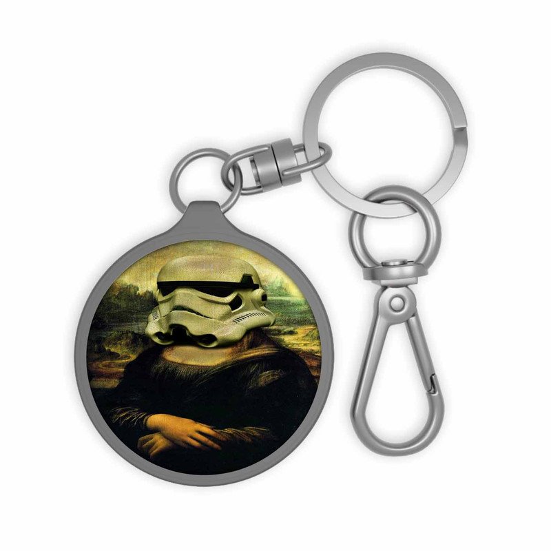 Zavstyle Stormtrooper Monalisa Keyring Tag Accessories