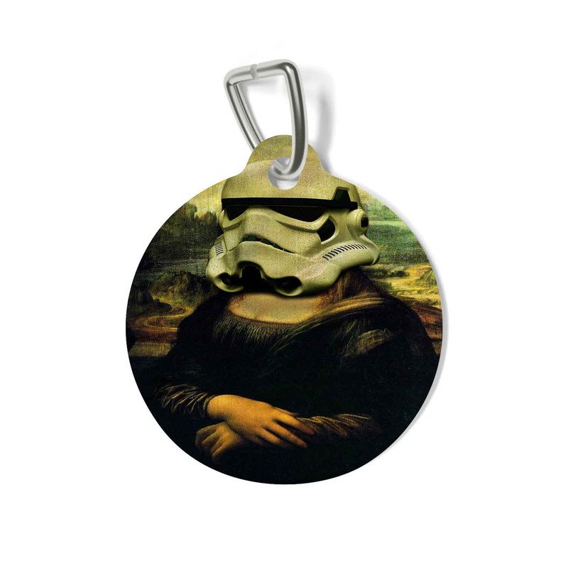 Zavstyle Stormtrooper Monalisa Pet Tag