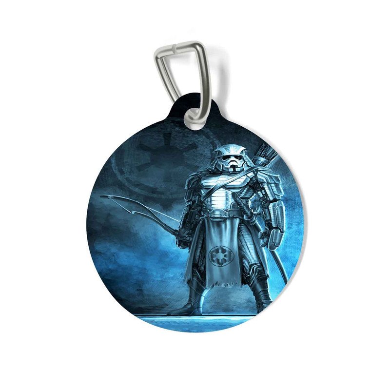 Zavstyle Stormtrooper Samurai Pet Tag