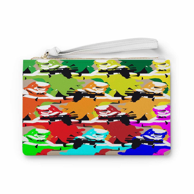 Zavstyle Stormtrooper Star Wars Collage Clutch Bag
