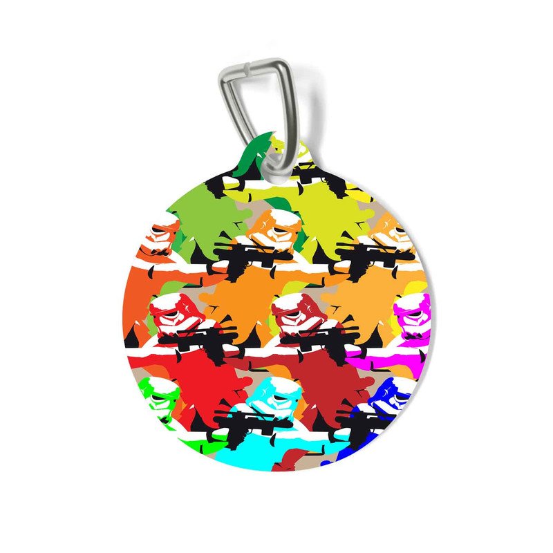 Zavstyle Stormtrooper Star Wars Collage Pet Tag