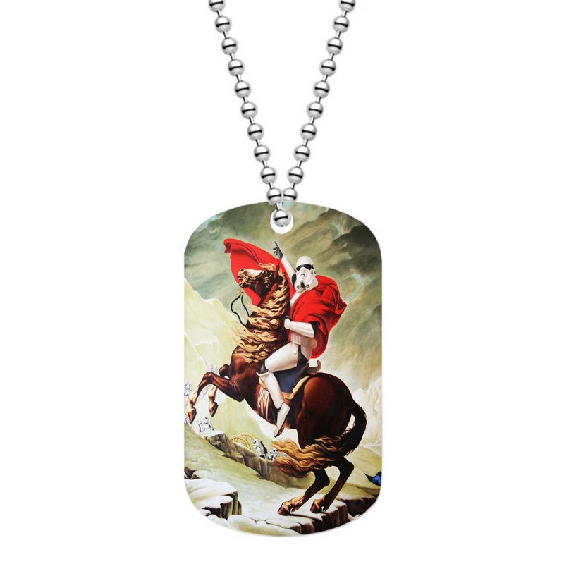 Zavstyle Stormtrooper Star Wars Napoleon Dog Tag Military Stainless Steel