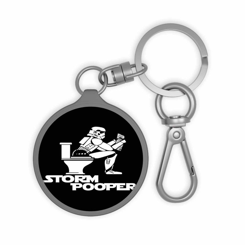 Zavstyle Stormtrooper Stormpooper Keyring Tag Accessories