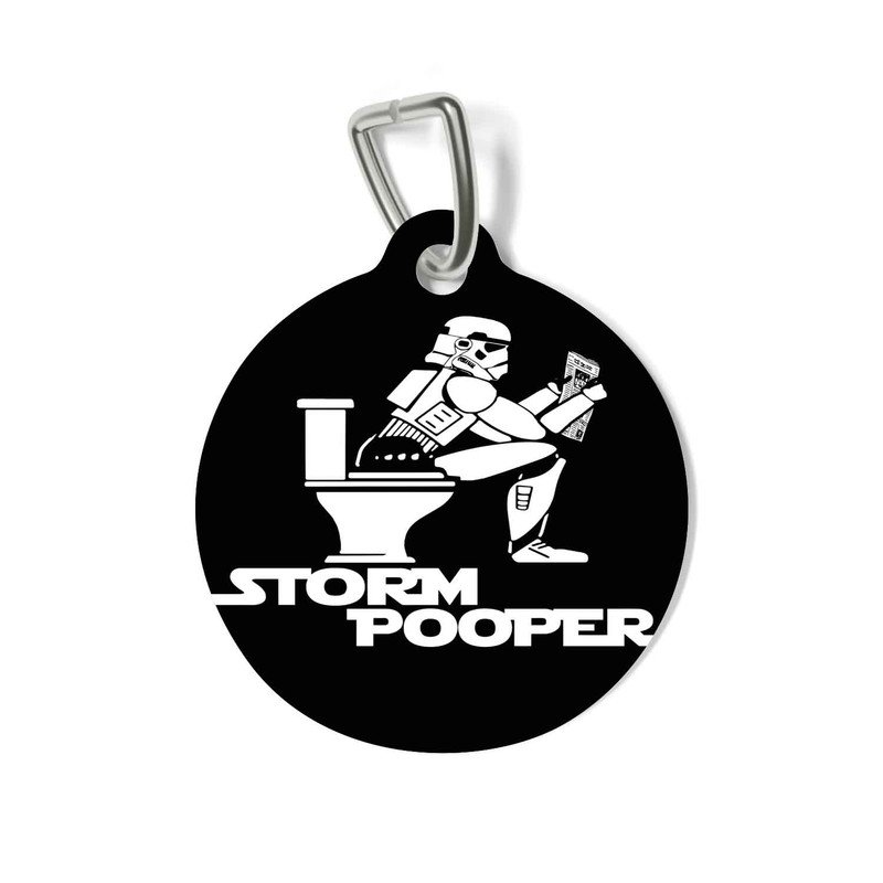 Zavstyle Stormtrooper Stormpooper Pet Tag