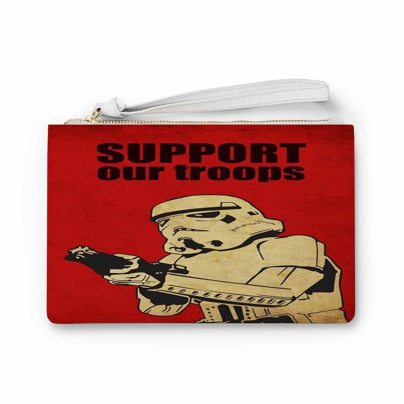 Zavstyle Stormtrooper Support Our Troops Clutch Bag