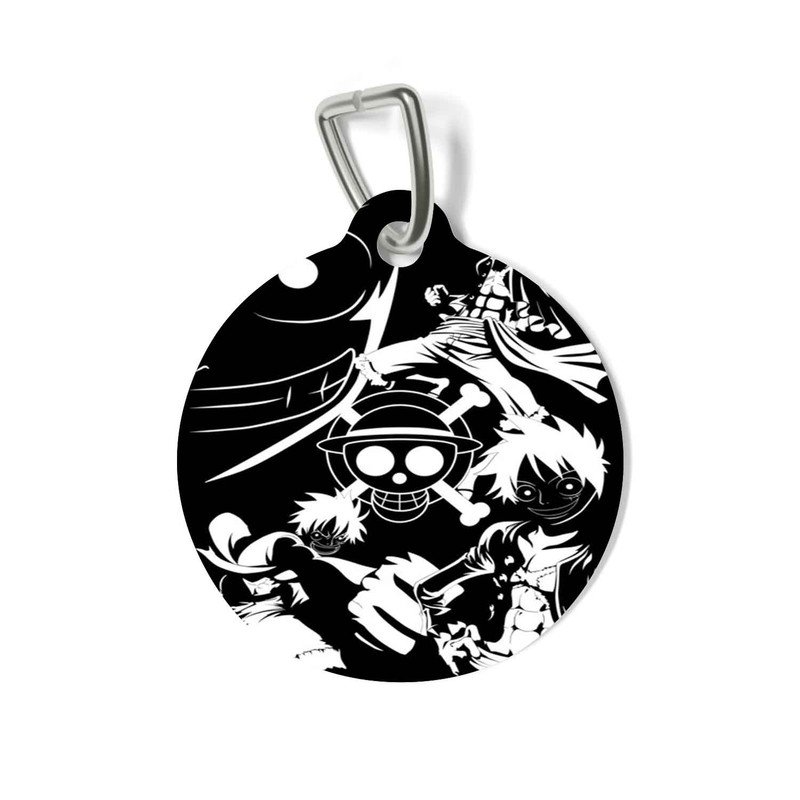 Zavstyle Straw Hat Pirates One Piece Pet Tag