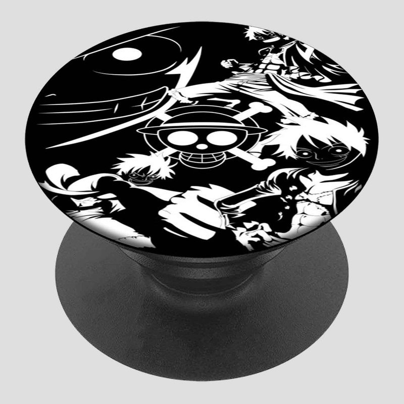 Zavstyle Straw Hat Pirates One Piece Pop able Phone Stands