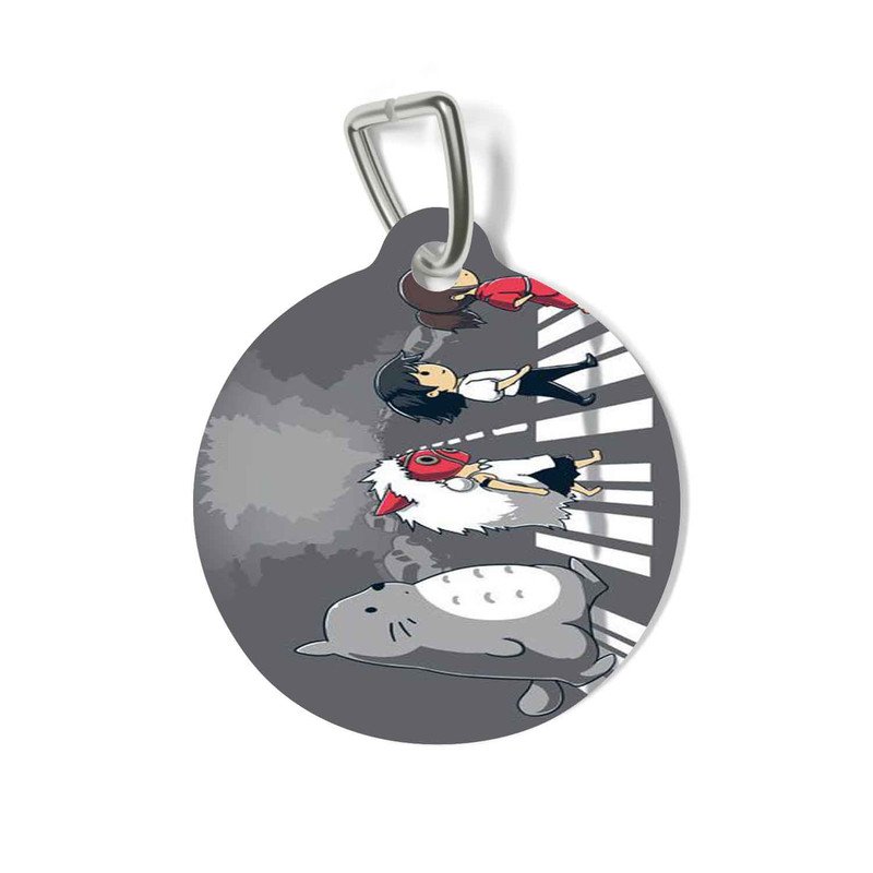 Zavstyle Studio Ghibli Abbey Road Pet Tag