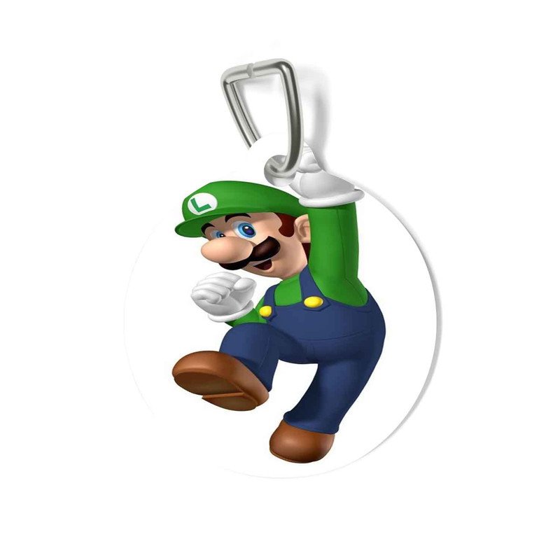 Zavstyle Super Mario Luigi Pet Tag
