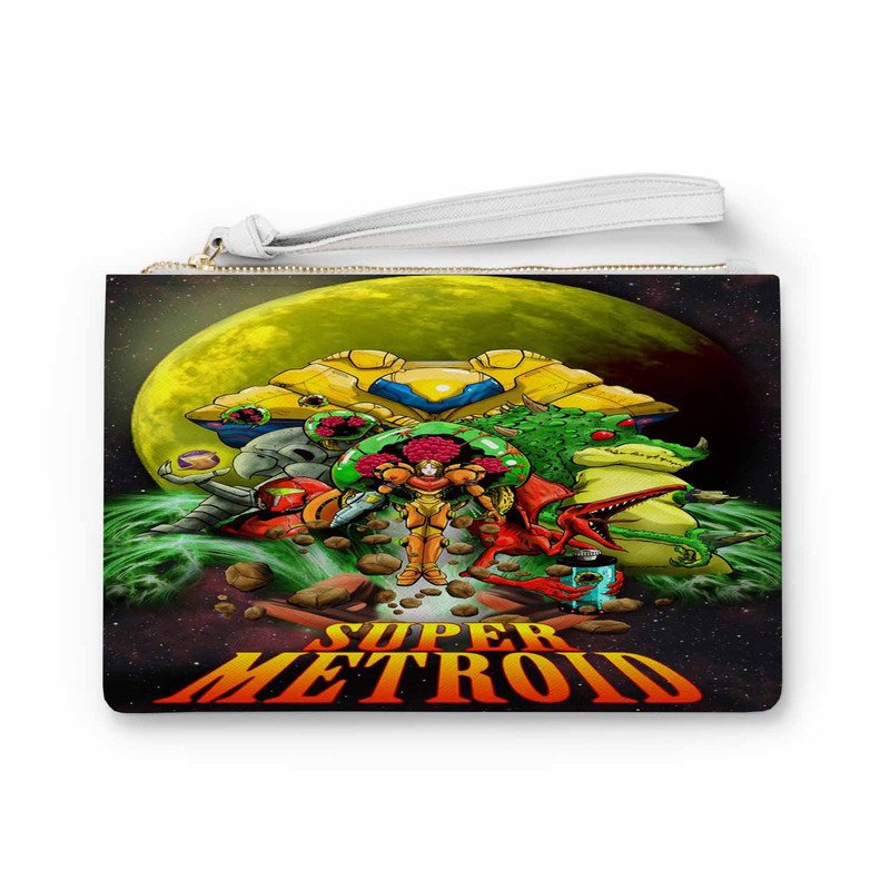 Zavstyle Super Metroid Art Clutch Bag
