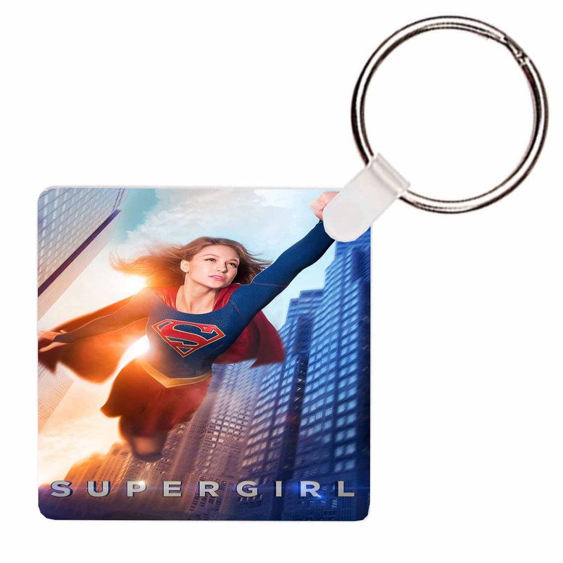 Zavstyle Supergirl Flying Keychain