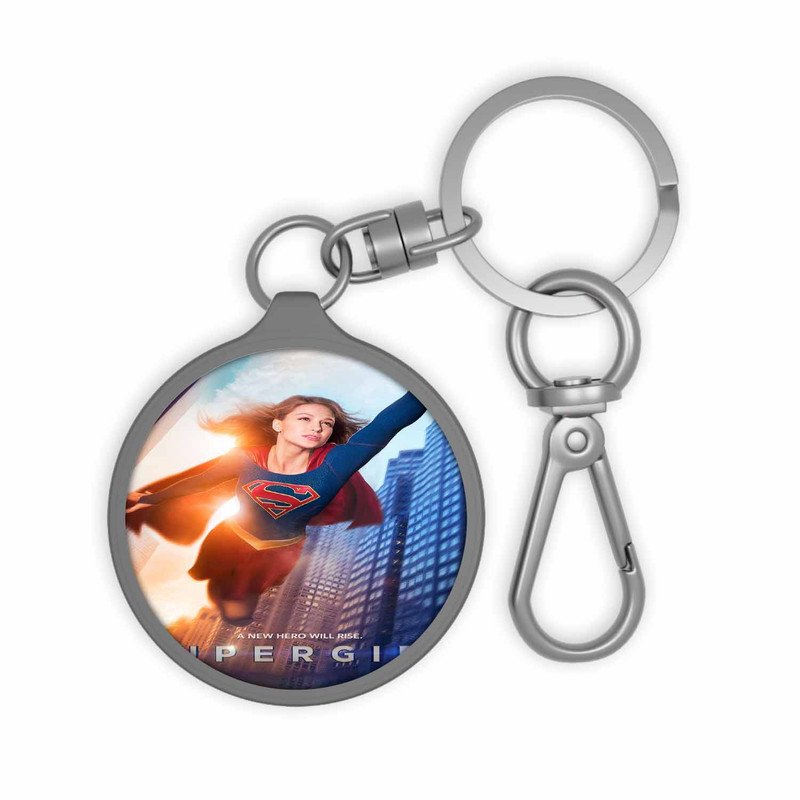 Zavstyle Supergirl Keyring Tag Accessories