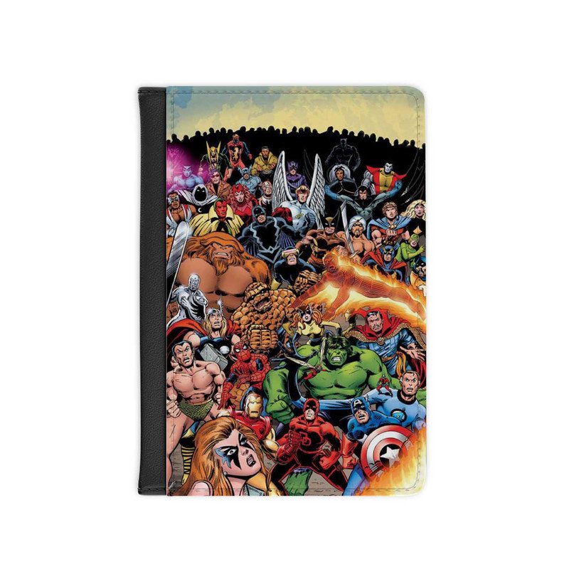 Zavstyle Superhero All Characters Passport Cover