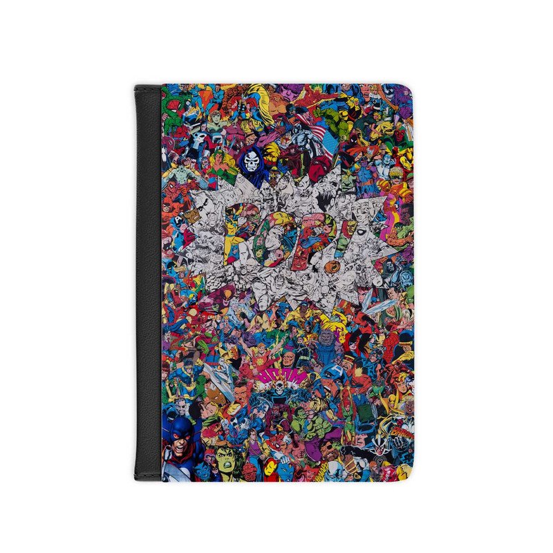 Zavstyle Superheroes Collage Passport Cover