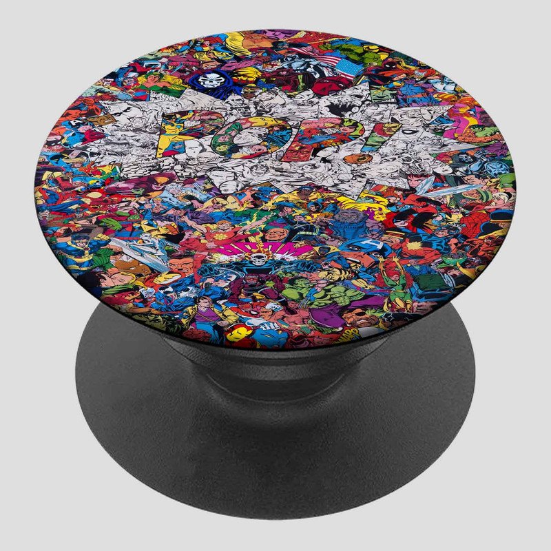 Zavstyle Superheroes Collage Pop able Phone Stands