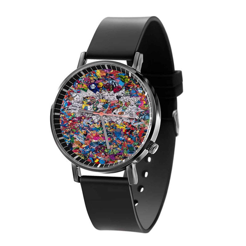 Zavstyle Superheroes Collage Quartz Watch