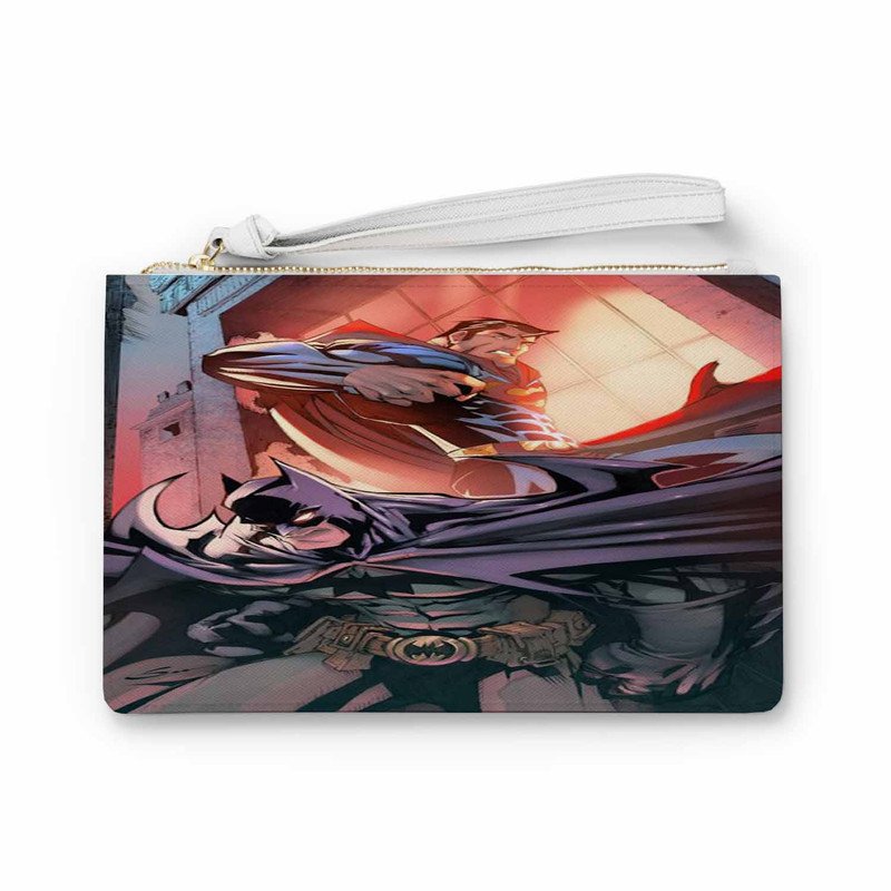 Zavstyle Superman vs Batman Clutch Bag