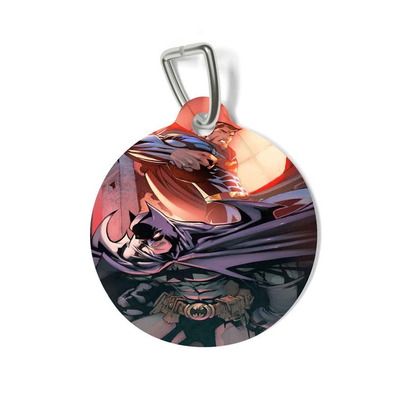 Zavstyle Superman vs Batman Pet Tag