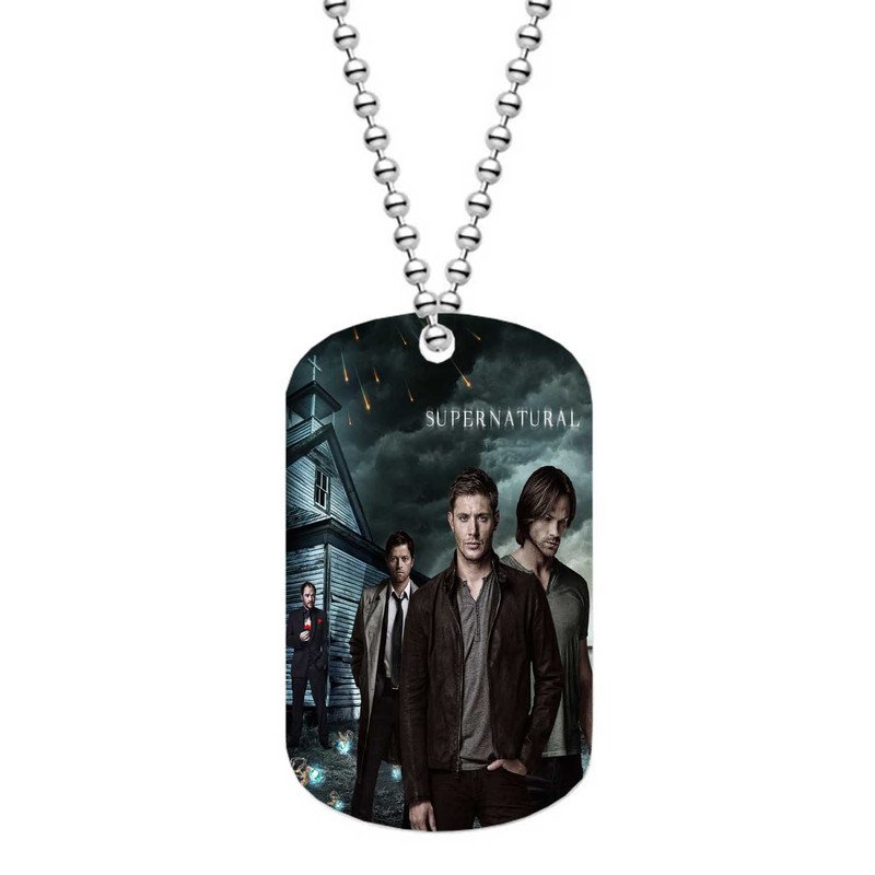 Zavstyle Supernatural Meteor Dog Tag Military Stainless Steel