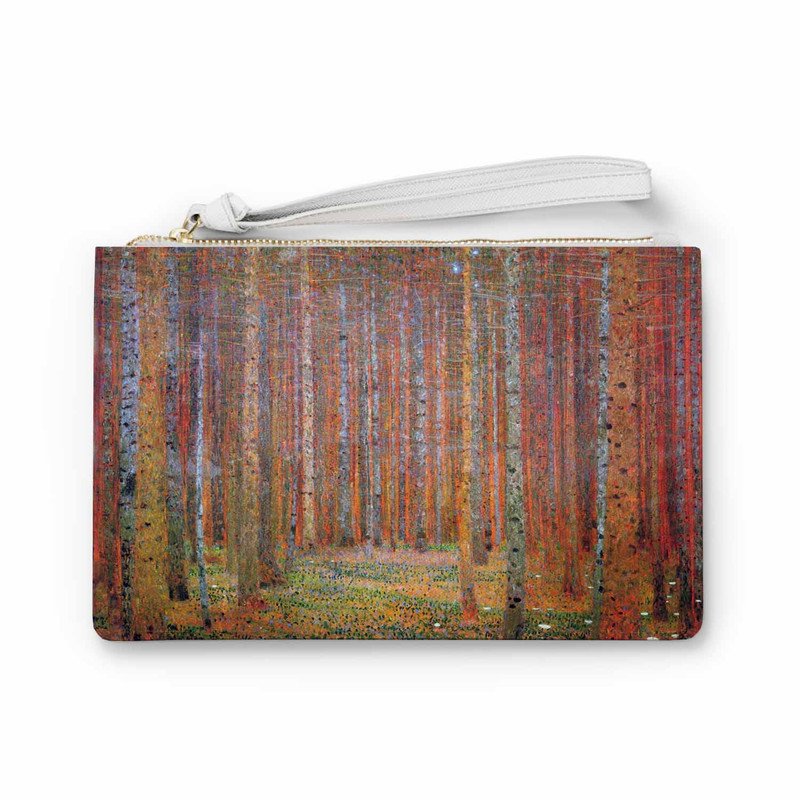 Zavstyle Tannenwald Gustav Klimt Clutch Bag