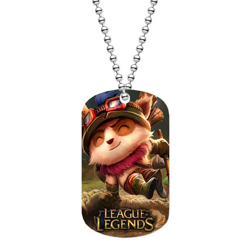 Zavstyle Teemo League Of Legend Dog Tag Military Stainless Steel