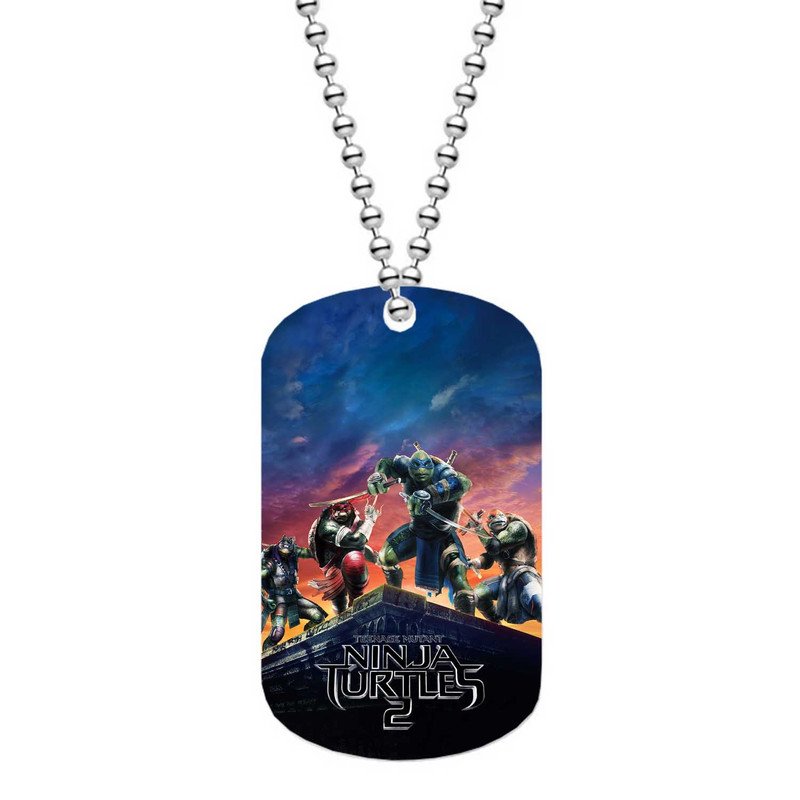 Zavstyle Teenage Mutant Ninja Turtles 2 Dog Tag Military Stainless Steel