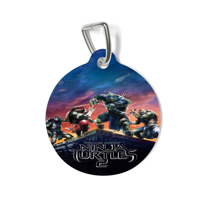 Zavstyle Teenage Mutant Ninja Turtles 2 Pet Tag