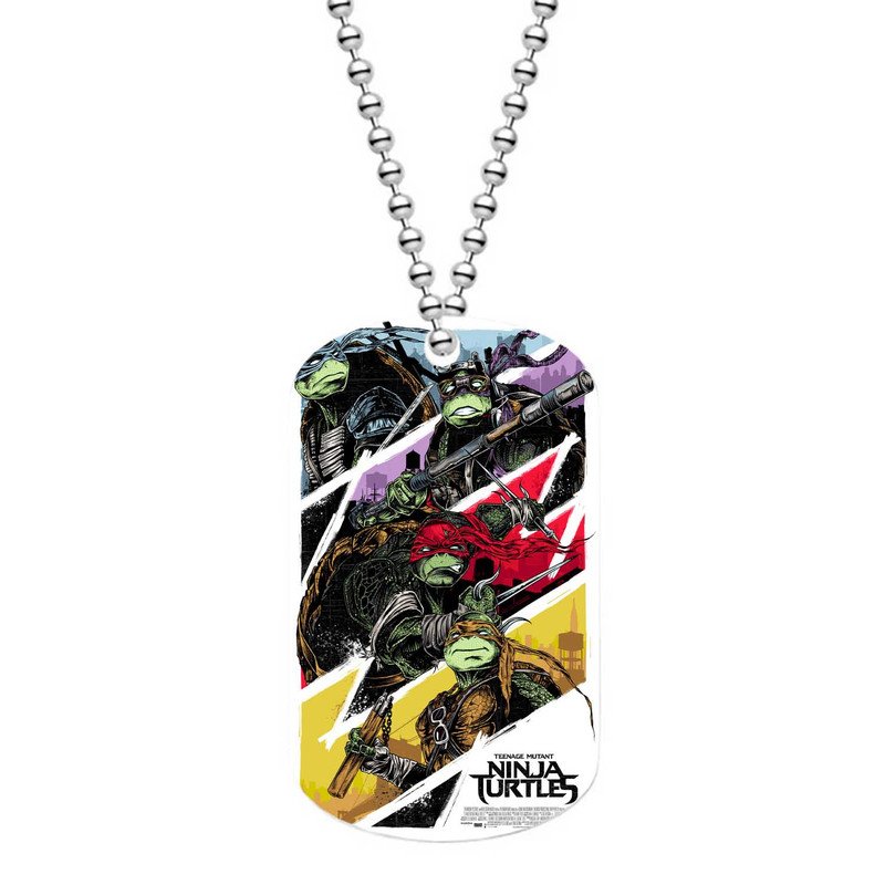 Zavstyle Teenage Mutant Ninja Turtles Dog Tag Military Stainless Steel