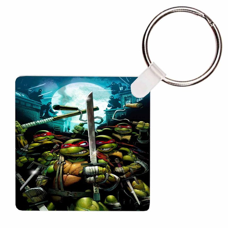 Zavstyle Teenage Mutant Ninja Turtles Ready Fighting Keychain