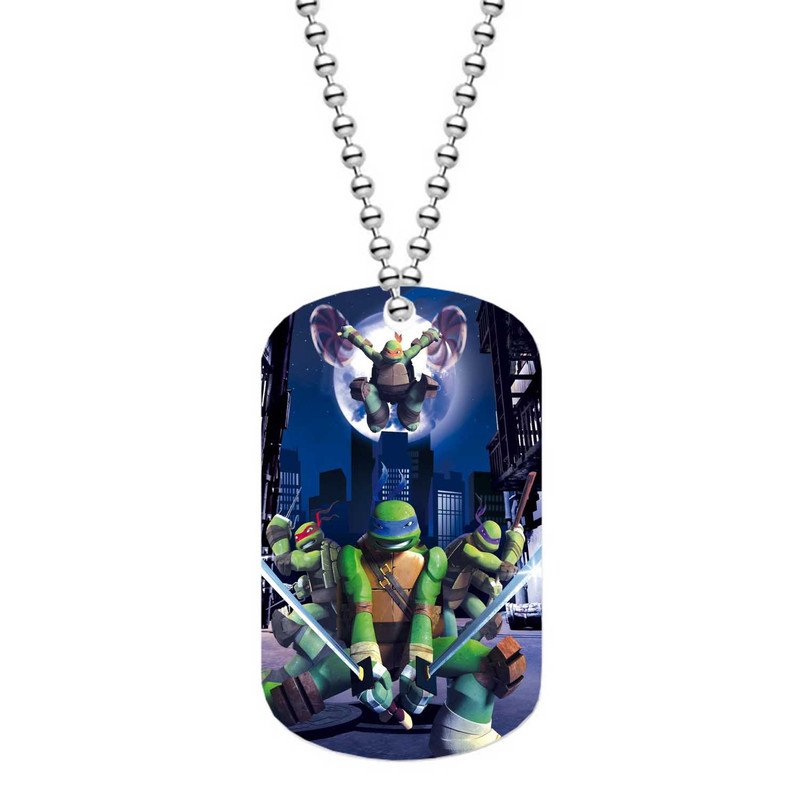 Zavstyle Teenage Mutant Ninja Turtles Tv Series Dog Tag Military Stainless Steel