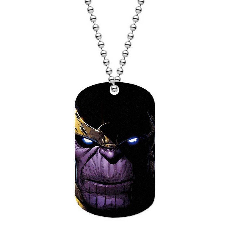 Zavstyle Thanos The Avengers Dog Tag Military Stainless Steel