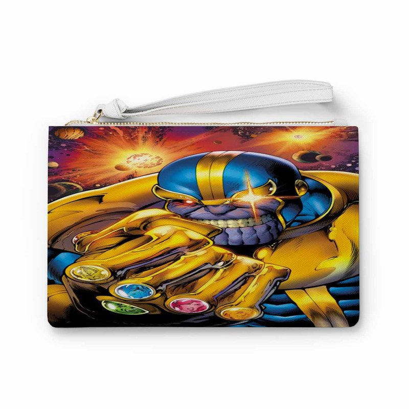 Zavstyle Thanos The Avengers Print Clutch Bag