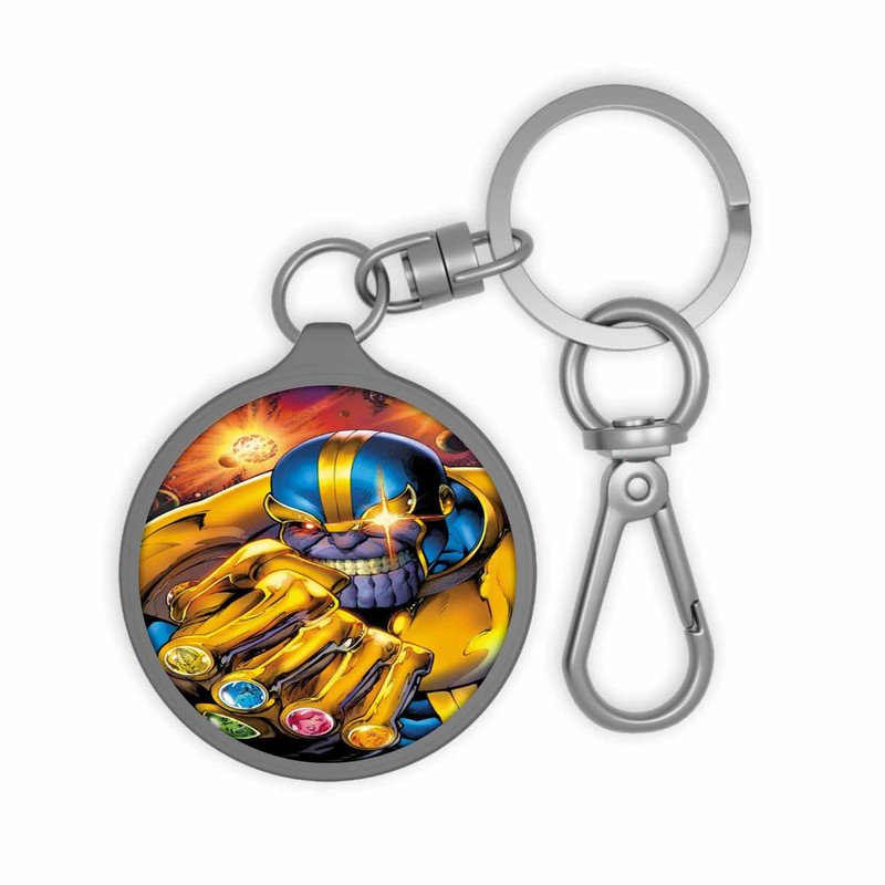 Zavstyle Thanos The Avengers Print Keyring Tag Accessories