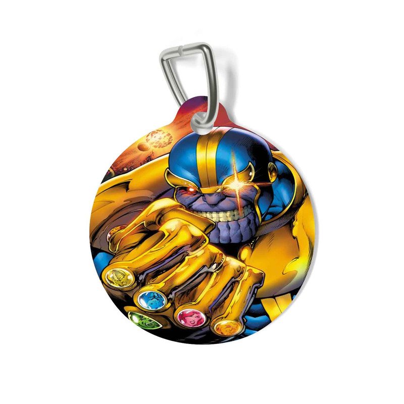 Zavstyle Thanos The Avengers Print Pet Tag