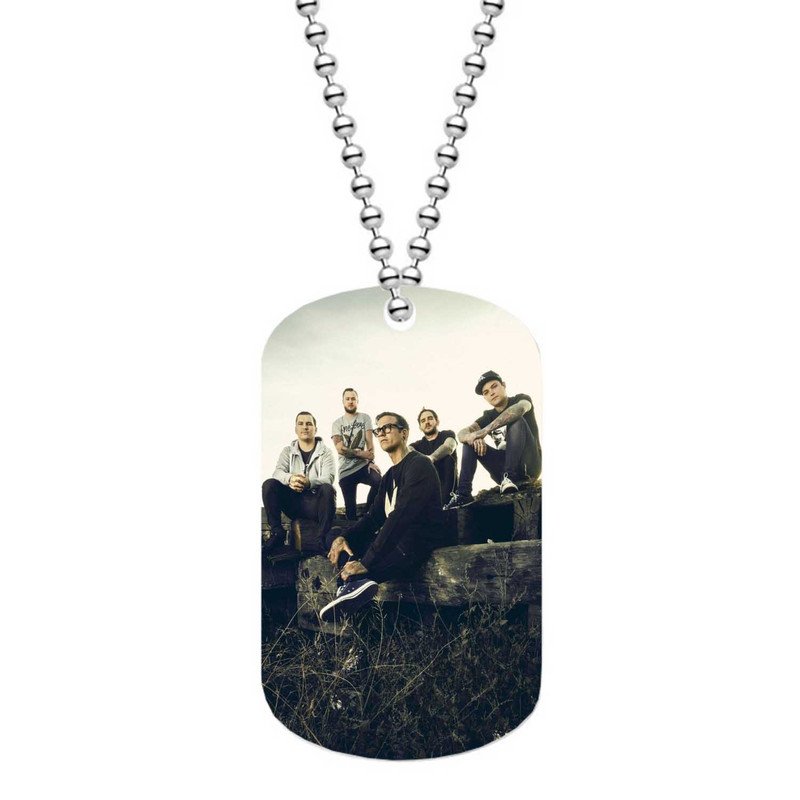 Zavstyle The Amity Affliction Dog Tag Military Stainless Steel