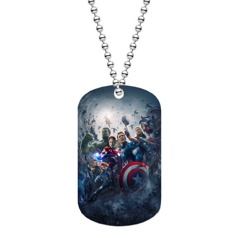 Zavstyle The Avengers age of Ultron Dog Tag Military Stainless Steel
