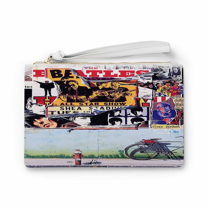Zavstyle The Beatles Anthology Clutch Bag