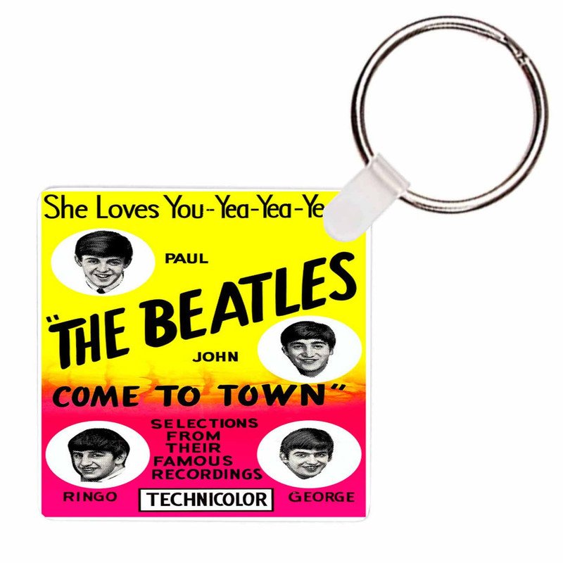 Zavstyle The Beatles Come To Town Keychain