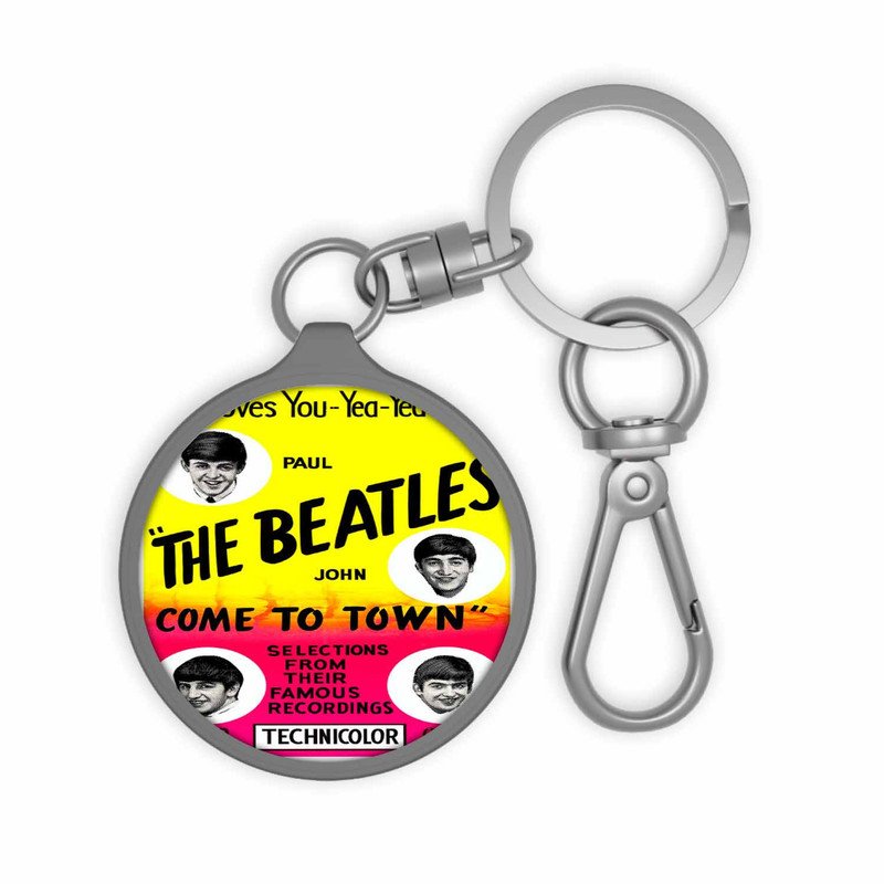 Zavstyle The Beatles Come To Town Keyring Tag Accessories