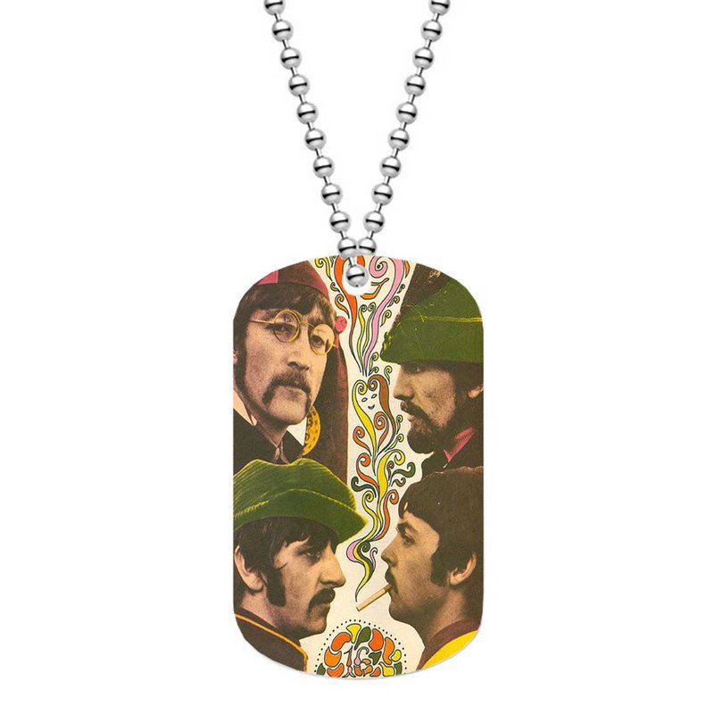 Zavstyle The Beatles Dog Tag Military Stainless Steel