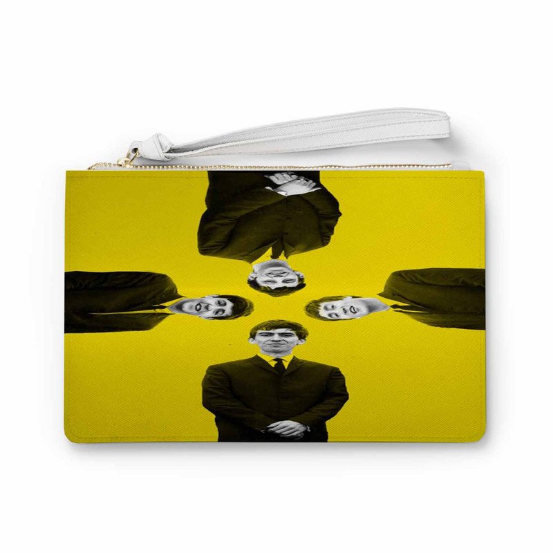 Zavstyle The Beatles Print Clutch Bag