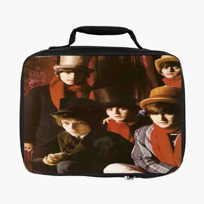 Zavstyle The Beatles and Bob Dylan Lunch Bag