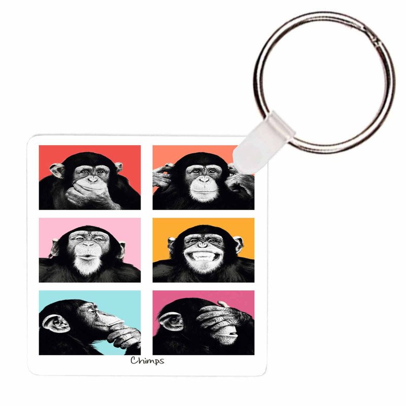 Zavstyle The Chimp Pop Keychain