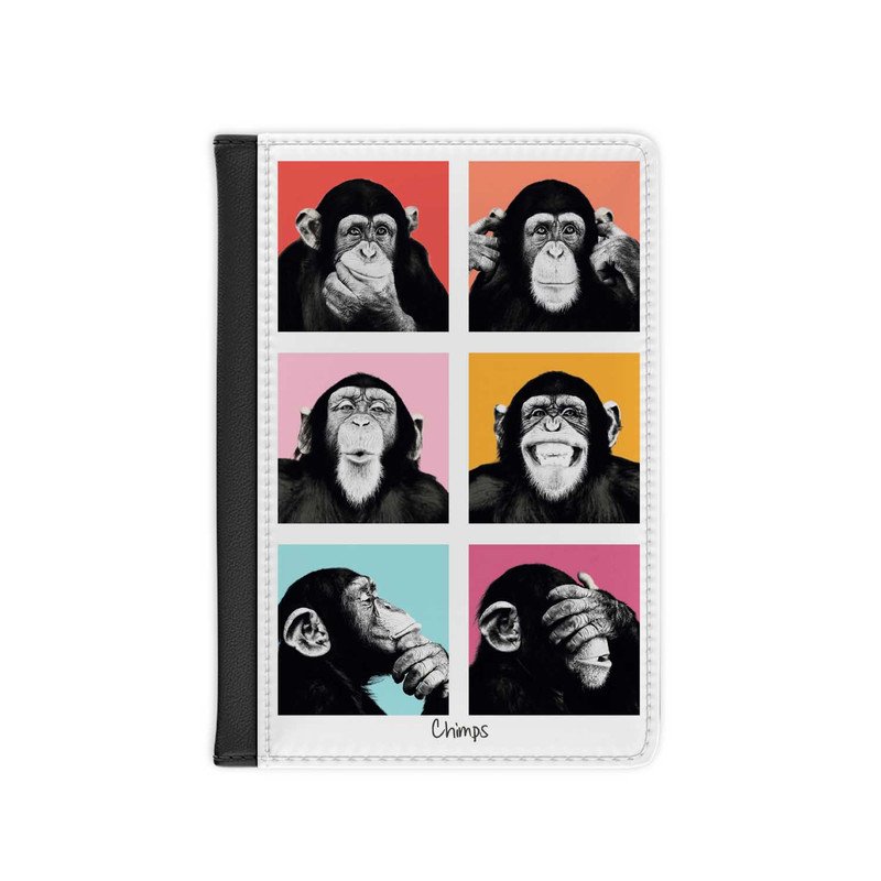 Zavstyle The Chimp Pop Passport Cover