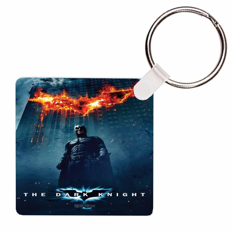 Zavstyle The Dark Knight Batman Fire Keychain