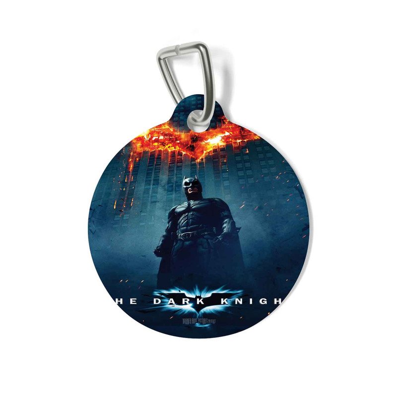 Zavstyle The Dark Knight Batman Fire Pet Tag
