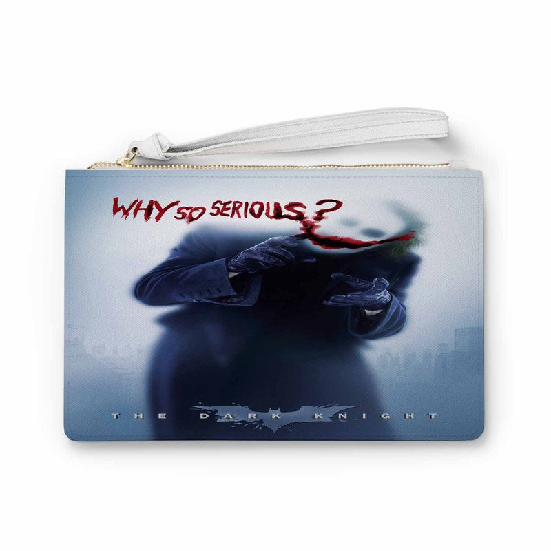 Zavstyle The Dark Knight Batman Why So Serious Clutch Bag